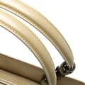 Miniatyrbilde 9 av 10: Pre-owned Dior Patent Malice Pearl Satchel Brown
