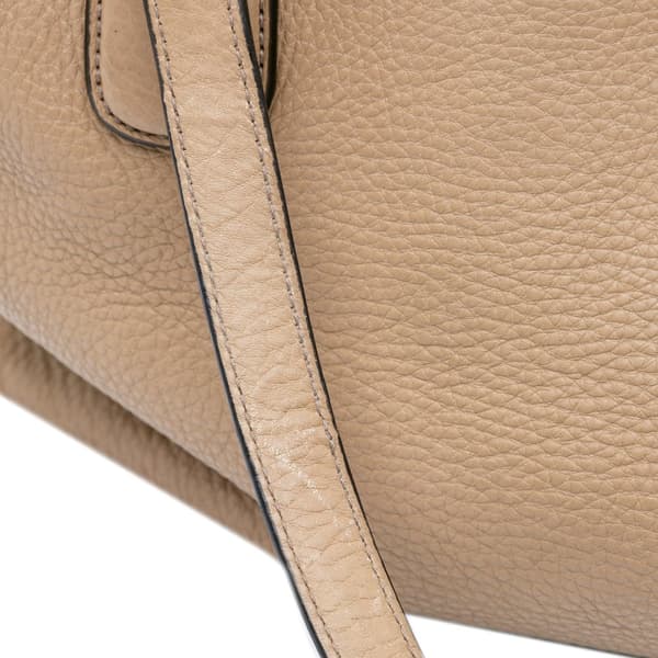 Pre-owned Gucci Medium Leather Soho Working Tote Brown