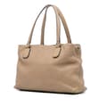 Miniatyrbild 2 av 10: Pre-owned Gucci Medium Leather Soho Working Tote Brown