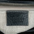 Miniatyrbilde 7 av 10: Pre-owned Gucci Small Dollar Calf Interlocking G Satchel Black