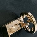 Miniatyrbilde 9 av 10: Pre-owned Gucci Small Dollar Calf Interlocking G Satchel Black