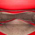Miniatyrbilde 4 av 10: Pre-owned Bottega Veneta Small Nappa Piazza Satchel Red