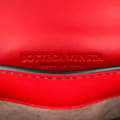Miniatyrbilde 7 av 10: Pre-owned Bottega Veneta Small Nappa Piazza Satchel Red