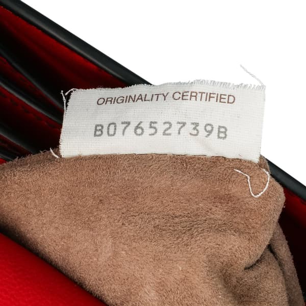 Pre-owned Bottega Veneta Small Nappa Piazza Satchel Red