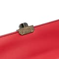 Miniatyrbilde 10 av 10: Pre-owned Bottega Veneta Small Nappa Piazza Satchel Red