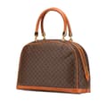 Miniatyrbild 2 av 8: Pre-owned Celine Macadam Coated Canvas Dome Top Handle Bag Brown