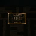 Pikkukuva 5 / 10: Pre-owned Fendi Medium Zucca Canvas Fluo Trim Baguette Satchel Brown