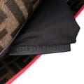Pikkukuva 7 / 10: Pre-owned Fendi Medium Zucca Canvas Fluo Trim Baguette Satchel Brown