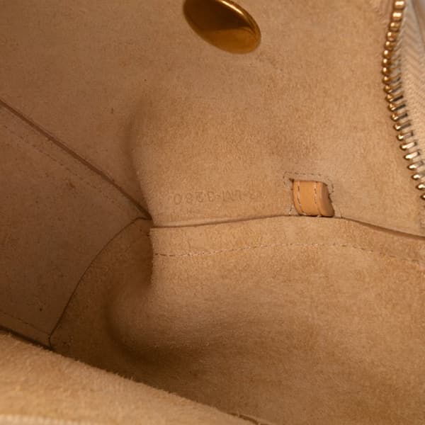 Pre-owned Celine Pico Grained Calfskin Belt Bag Yellow