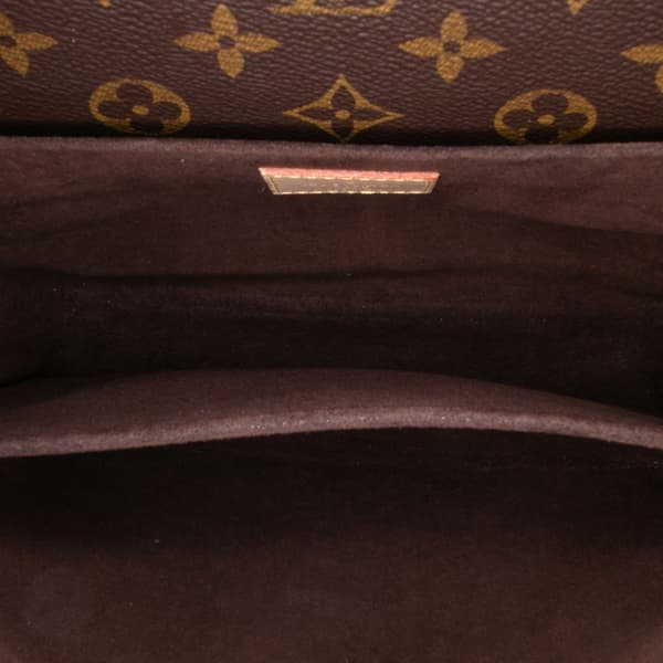 Pre-owned Louis Vuitton Monogram Pochette Metis Brown