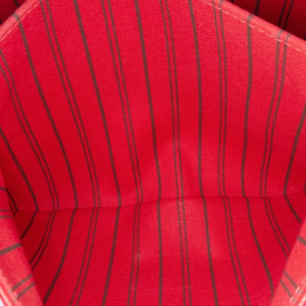 Pre-owned Louis Vuitton Monogram Empreinte Pochette Metis Red
