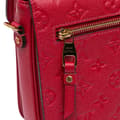 Miniatyrbillede 7 af 9: Pre-owned Louis Vuitton Monogram Empreinte Pochette Metis Red