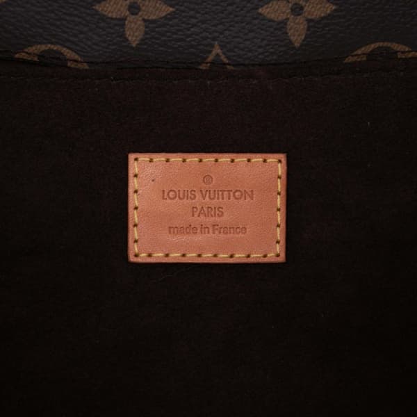 Pre-owned Louis Vuitton Monogram Pochette Metis Brown