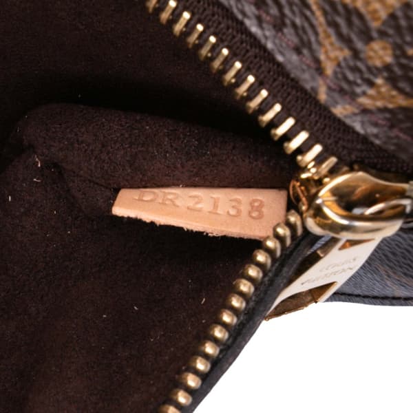 Pre-owned Louis Vuitton Monogram Pochette Metis Brown