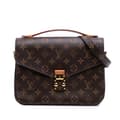 Miniatyrbild 1 av 10: Pre-owned Louis Vuitton Monogram Pochette Metis Brown