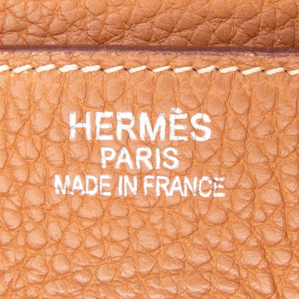 Pre-owned Hermès Togo Birkin Retourne 35 Brown