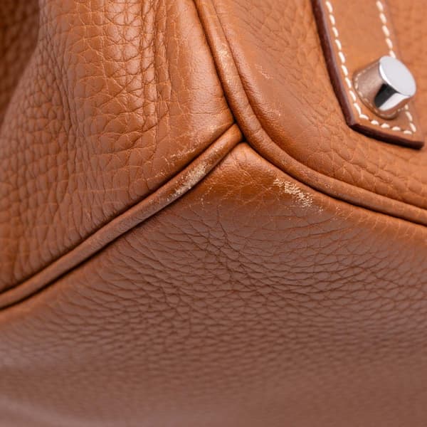 Pre-owned Hermès Togo Birkin Retourne 35 Brown