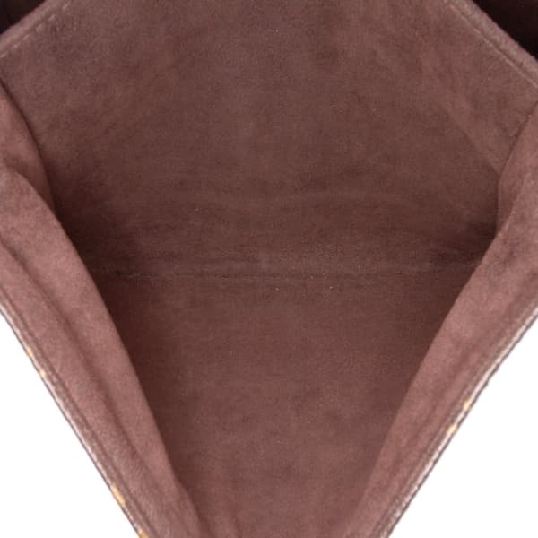 Pre-owned Louis Vuitton Monogram Pochette Metis Brown