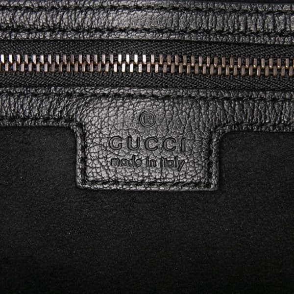 Pre-owned Gucci Medium Leather Aphrodite Satchel Black