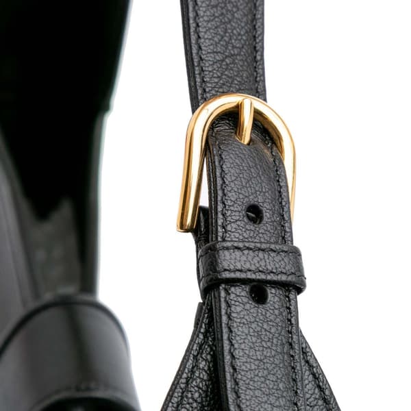 Pre-owned Gucci Medium Leather Aphrodite Satchel Black