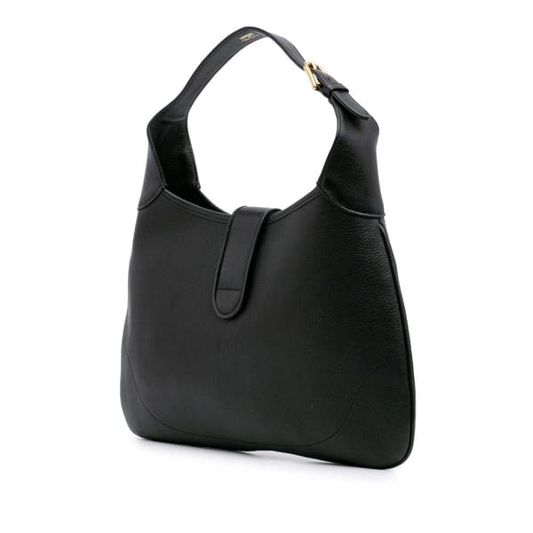 Pre-owned Gucci Medium Leather Aphrodite Satchel Black