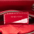 Miniatyrbilde 6 av 10: Pre-owned Dior Medium Patent Cannage Lady Dior Red