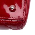Miniatyrbilde 8 av 10: Pre-owned Dior Medium Patent Cannage Lady Dior Red