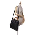 Pikkukuva 10 / 10: Pre-owned Gucci Tall Leather Bamboo Shopper Tote Black