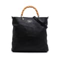 Pikkukuva 1 / 10: Pre-owned Gucci Tall Leather Bamboo Shopper Tote Black