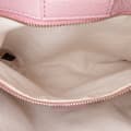 Miniatyrbild 6 av 10: Pre-owned Gucci Medium Calfskin Bamboo Shopper Satchel Pink