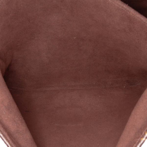 Pre-owned Louis Vuitton Monogram Pochette Metis Brown