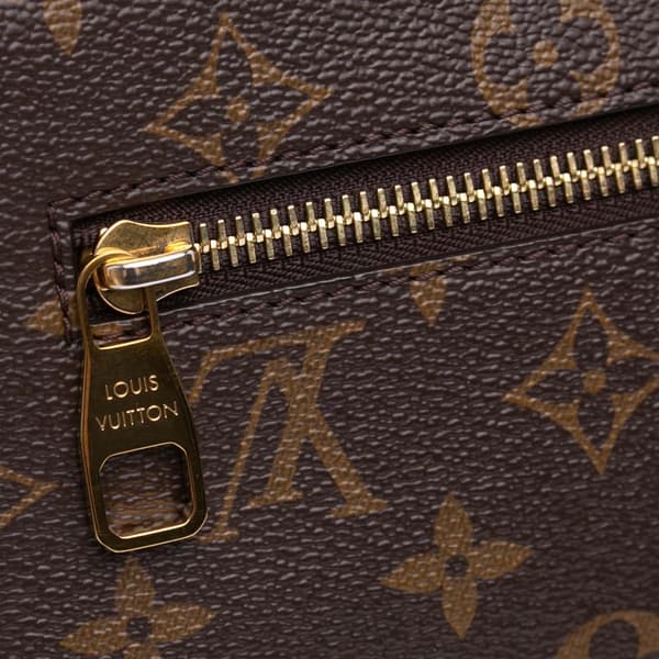 Pre-owned Louis Vuitton Monogram Pochette Metis Brown