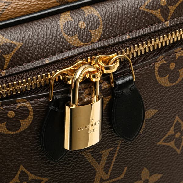 Pre-owned Louis Vuitton Monogram Reverse Vanity PM Brown