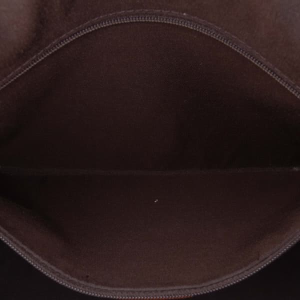 Pre-owned Gucci Leather GG Charm Dome Satchel Brown