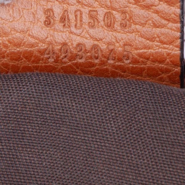 Pre-owned Gucci Leather GG Charm Dome Satchel Brown