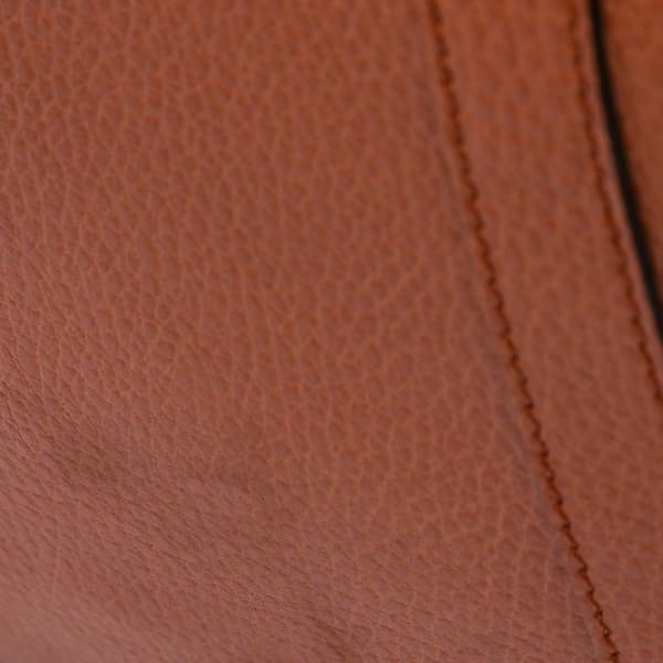 Pre-owned Gucci Leather GG Charm Dome Satchel Brown