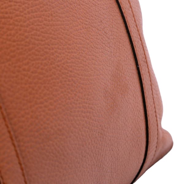 Pre-owned Gucci Leather GG Charm Dome Satchel Brown