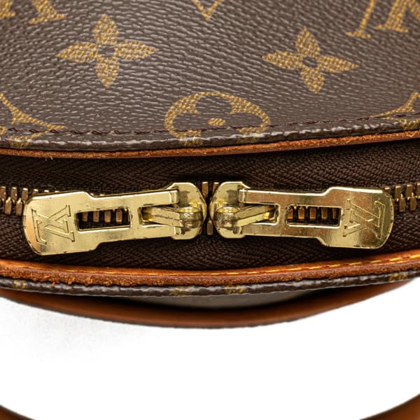 Pre-owned Louis Vuitton Monogram Ellipse PM Brown