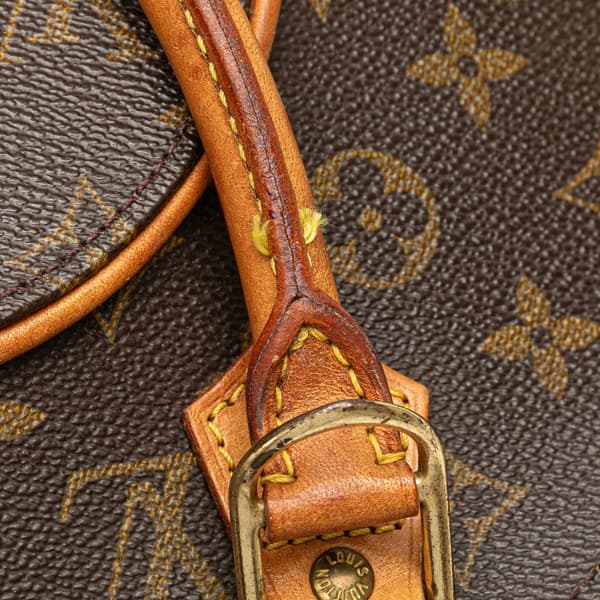 Pre-owned Louis Vuitton Monogram Ellipse PM Brown