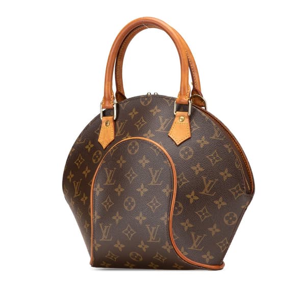 Pre-owned Louis Vuitton Monogram Ellipse PM Brown