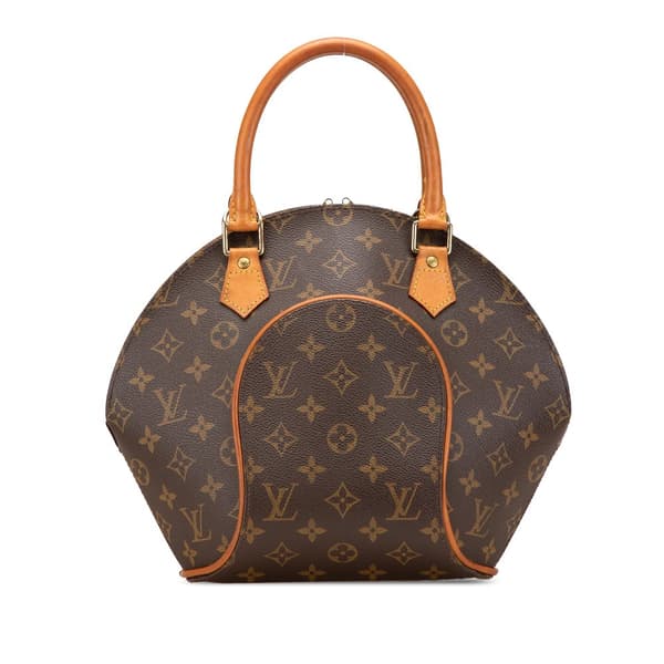 Pre-owned Louis Vuitton Monogram Ellipse PM Brown