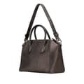 Miniatyrbild 2 av 10: Pre-owned Givenchy Medium Metallic Grained Calfskin Antigona Satchel Brown