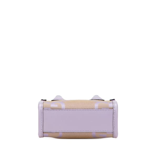 Pre-owned Gucci Mini Jumbo GG Canvas Interlocking G Satchel Brown