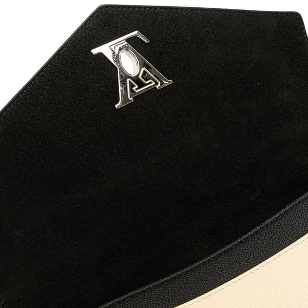 Pre-owned Louis Vuitton Soft Calfskin MyLockme Top Handle Bag Black