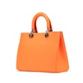 Miniatyrbillede 2 af 10: Pre-owned Dior Medium Smooth Calfskin Diorissimo Satchel Orange