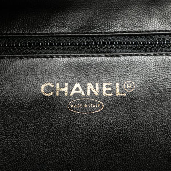 Pre-owned Chanel CC Caviar Vanity Case Black