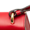 Miniatyrbild 8 av 10: Pre-owned Gucci Small Leather Sylvie Satchel Red