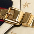 Pikkukuva 8 / 10: Pre-owned Gucci Mini Calfskin Bee Star Sylvie Satchel White