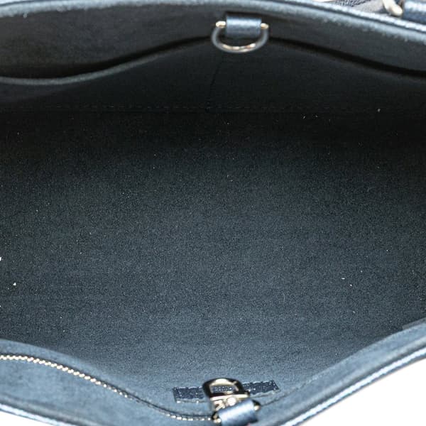 Pre-owned Louis Vuitton Metallic Monogram Giant Empreinte Onthego PM Blue