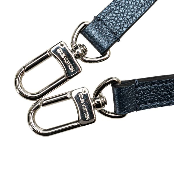 Pre-owned Louis Vuitton Metallic Monogram Giant Empreinte Onthego PM Blue